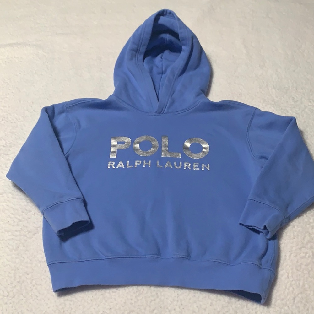 Little Girls Ralph Lauren Polo Hoodie, EUC, Size 6X